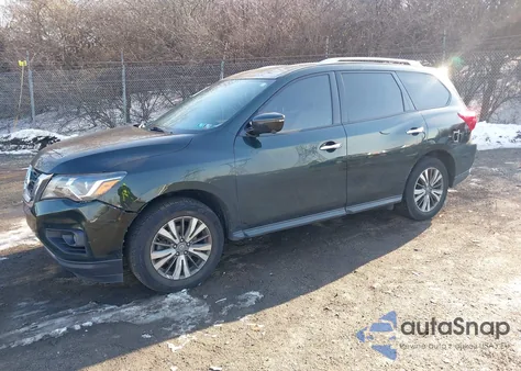 2018 Nissan Pathfinder Sl из США, поврежденный, VIN 5N1DR2MN1JC673108